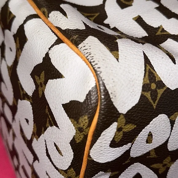 Louis Vuitton Stephen Sprouse speedy 30 Boston satchel silver graffiti - Picture 12 of 16